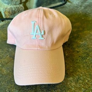 Baby Pink Dodger Hat LA